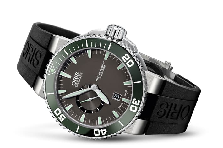 Aquis Small Second, Date - 01 743 7673 4137-07 4 26 34EB | Oris